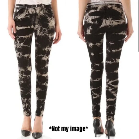James Jeans High Class Edition Acid Beach Tie Dye Skinny Jeans Size 28 - Picture 1 of 8